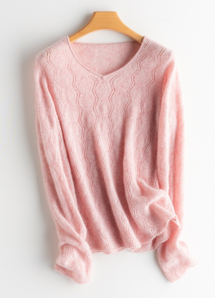 Women’s Pure Cashmere V-Neck Sweater