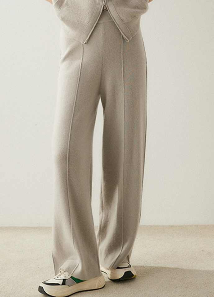 100% Pure Cashmere Wide-Leg Pant | Warmth and Softness | A Special Day